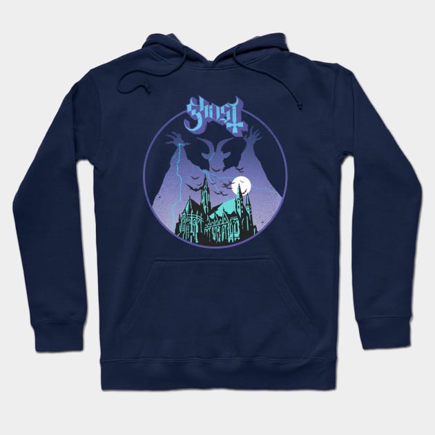 Ghost Midnight Blue Hoodie by Punk Fashion